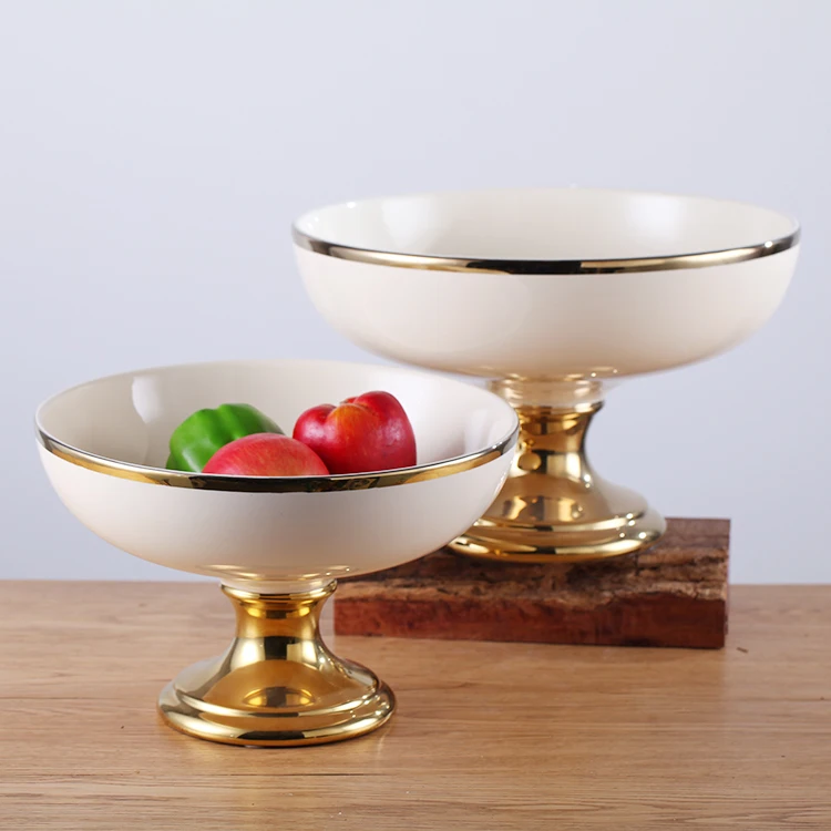 Exquisitely Made Factory Production Ceramic Fruit Bowl Chinese Bowls
