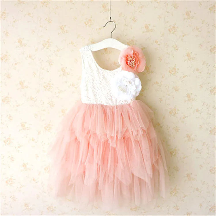 

2017 new arrivals children summer frocks baby girl lace flower princess party dress fashion kids tulle lace tutu dress, As picture