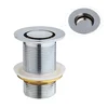 1 1/4"Kingchun pop down sink waste no overflow for wash basin drain pipe making machine factory