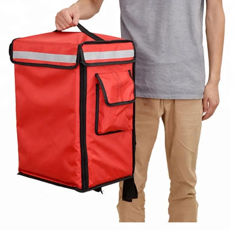 
LOW MOQ Custom Logo Durable waterproof cooler cargo bag food delivery backpack 