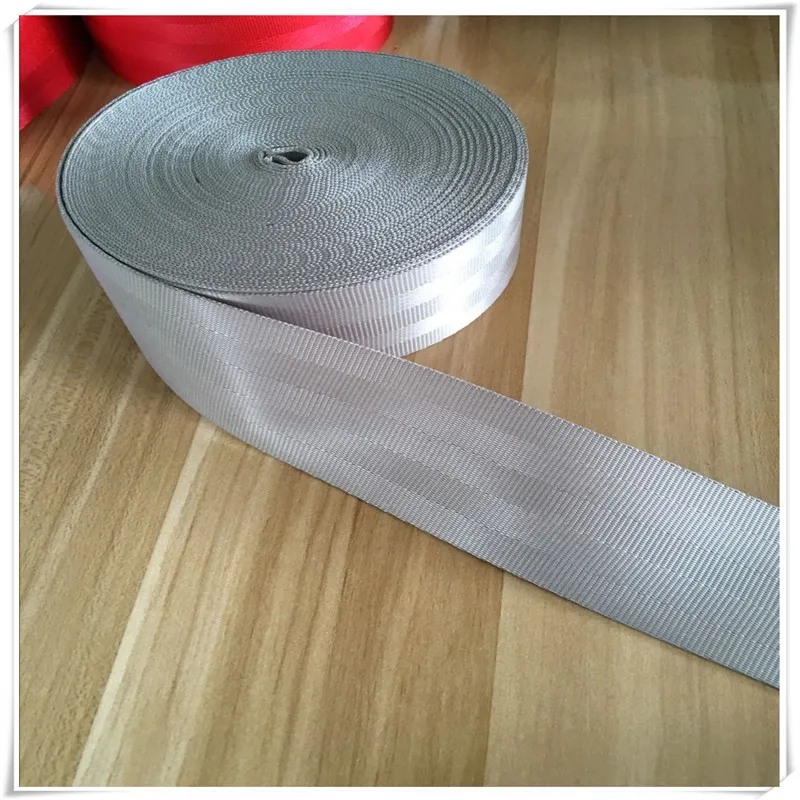
Polyester 48mm width standard quality seat belt webbing 