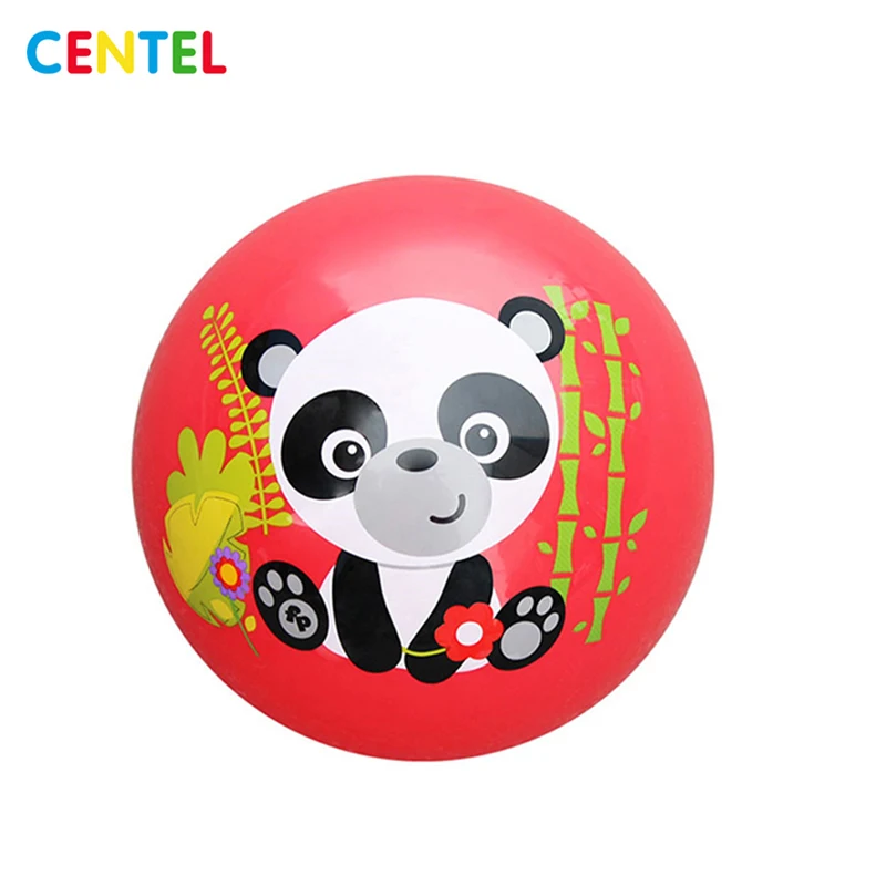 
Mattel/BSCI approved factories custom logo baby toy plastic ball kids pvc inflatable bouncing ball 