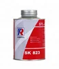 Rubber to metal adhesive bonding hot vulcanizing solvent