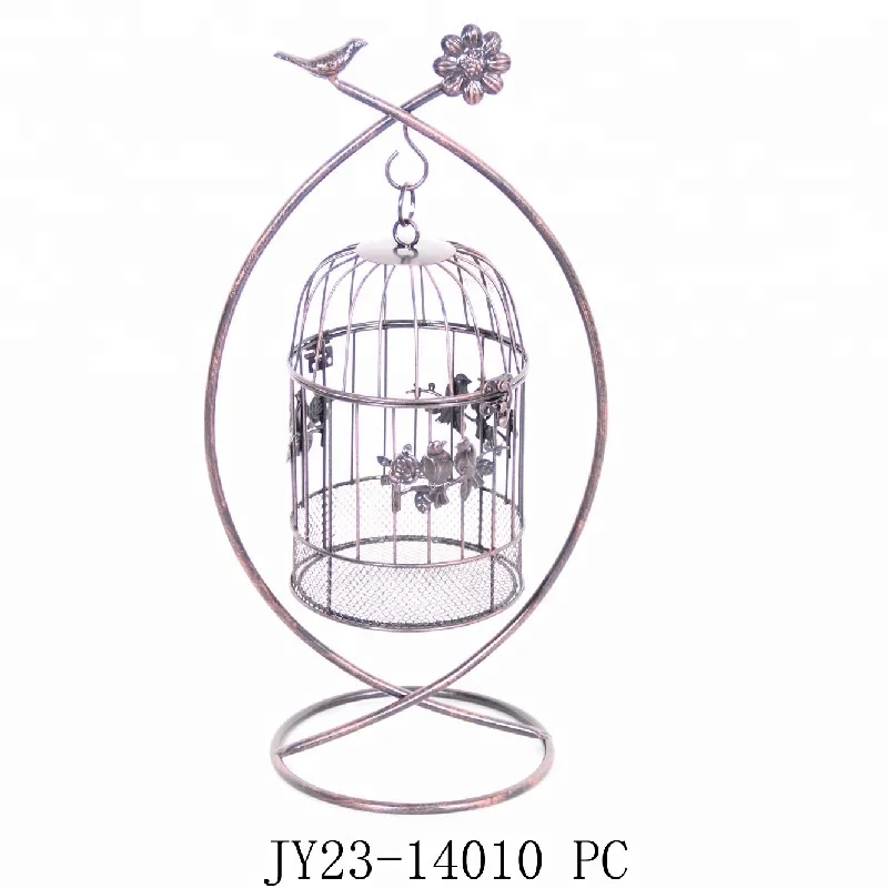 metal bird cage with stand