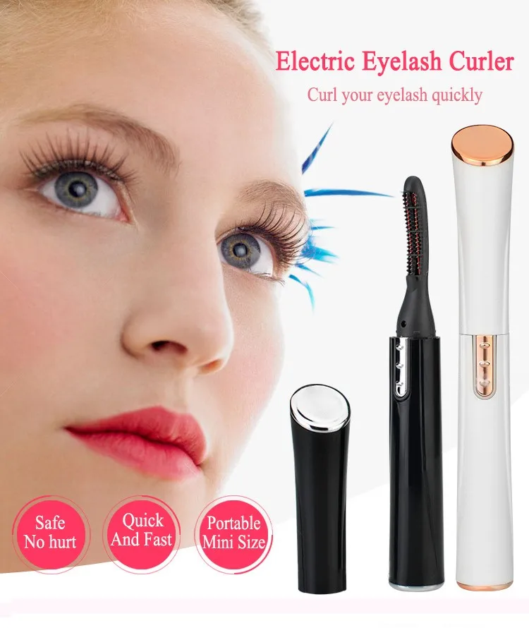 Makeup Beauty Device Electric Eyelash Curler Can Be Heated - Buy 