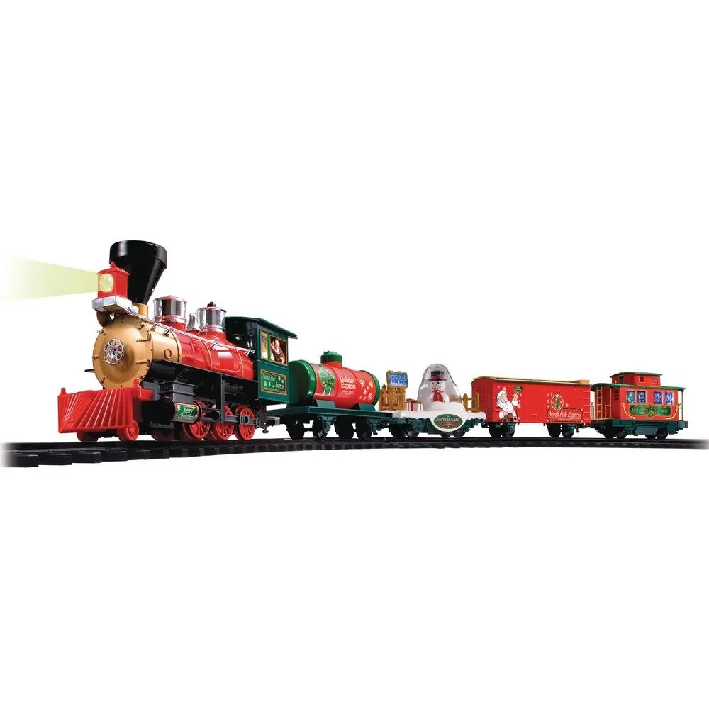 eztec 37260 g scale north pole express christmas train set