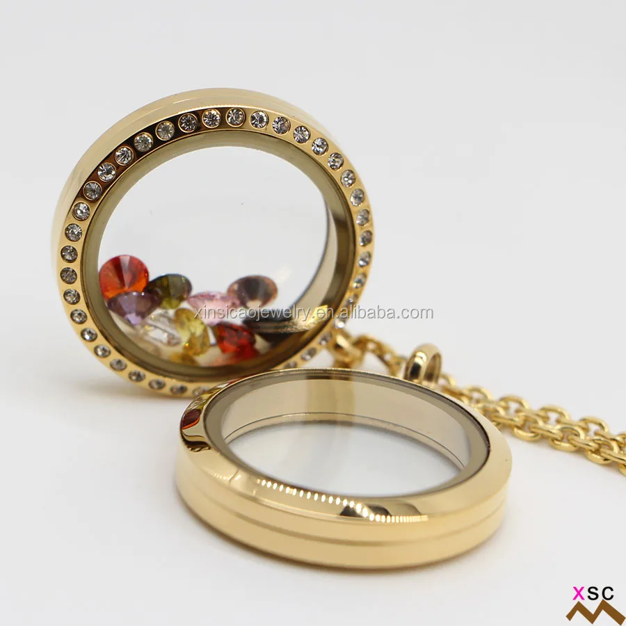 

316 Stainless Steel Maze Design Floating Locket Glass Locket Memory Charm Locket Free Shipping Fee To USA, Steel color