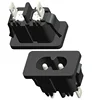 IEC C8 ac power socket connectors