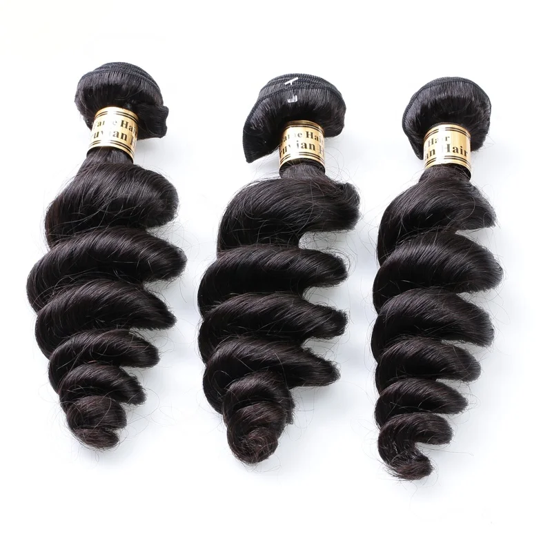 

Wholesale 9A Grade Double Drawn Loose Culr Unprocessed Virgin Human Hair Bundles With Closure