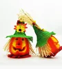 Dropshipping Eco-friendly Scarecrow Corn Husk Pumpkin Lanterns Cute Halloween Props Decorations