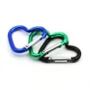 Cute Love Mini Heart Shaped Small Carabiner Hooks Aluminum Gifts Carabiner Hook