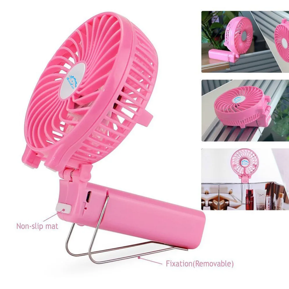 Battery Charger Mini Clip Rechargeable Air Cooler Fan With Plastic Fan