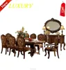 8007D-25-Large Dining Set For Sale Carved Solid Wood Dining Table 8 Chairs Set