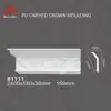 81111# Easy Installing PU Crown Molding Beautiful Wall Cove Molding Cornice for European Market