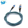 2 in 1usb data cable line Charging for android and ios mobile phone multi function max to 2.4A