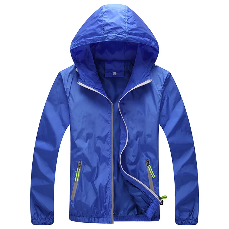 

Custom Logo Fashion Safety Clothing Unisex Polyester Nylon Joggers Thin Windproof Waterproof Reflective Windbreaker Jacket, Customized
