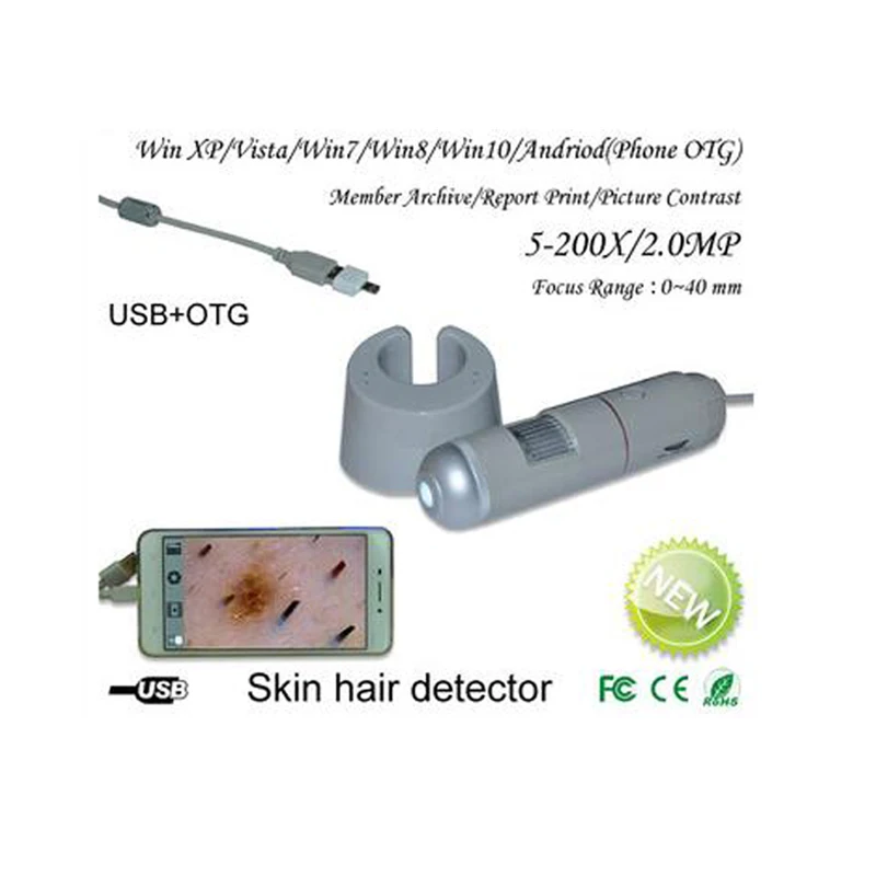 

Dermatoscope Beauty-care usb and otg microscope robot gadgets set regalo