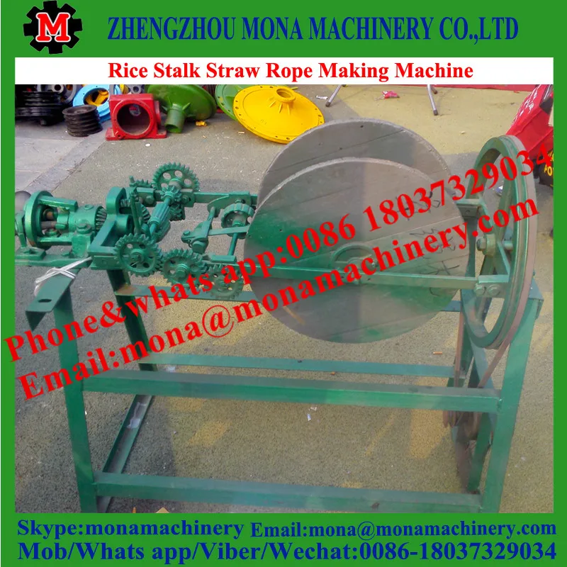 Low Investment Paddy Stalk Grass Straw Rope Making Machine With Best