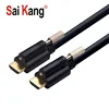 SaiKang hdmi note 8 cable to tv gaming monitors 1m 3ft 5ft 10m 30ft bare copper pure screw hdtv 4k Screwing hdmi cable