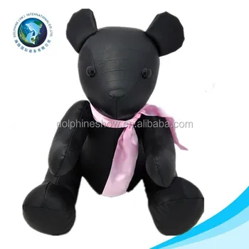 black stuffed teddy bear