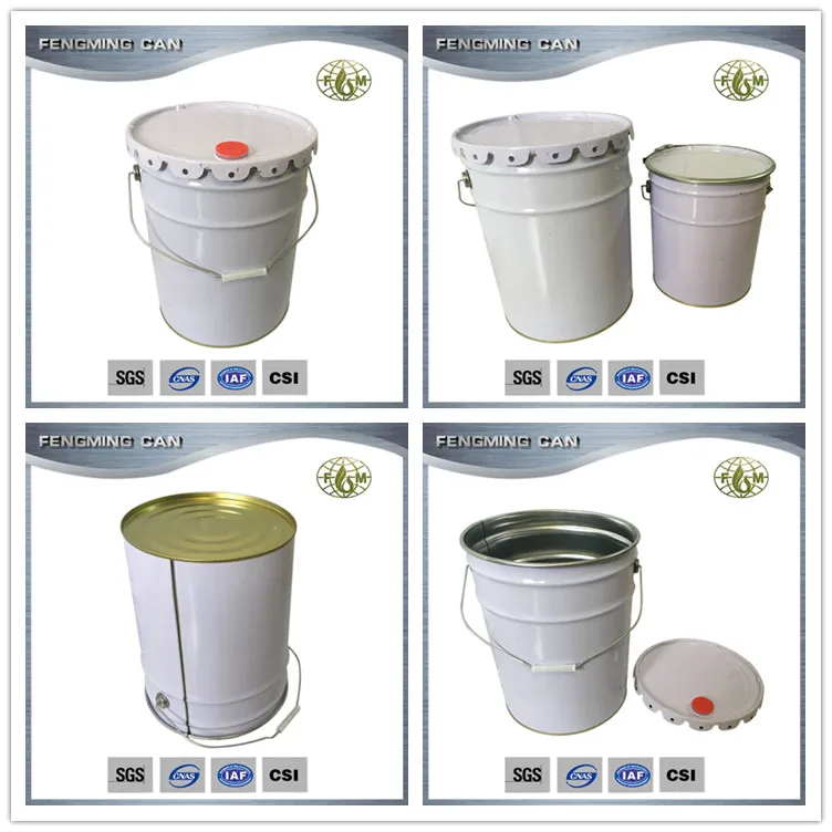 Download 10l 20l Metal Paint Solvent Bucket With Lid And Handle For ...