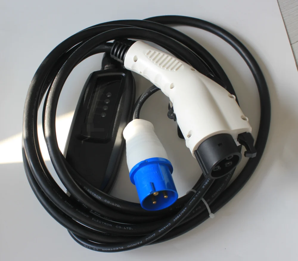 Duosida Sae J1772 Type 1 Evse Charger Cee Blue Plug 16a - Buy Evse With 