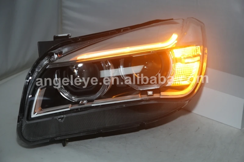 For BMW X1 E84 LED Strip Angel Eyes Head Light 2009-2014 year LF