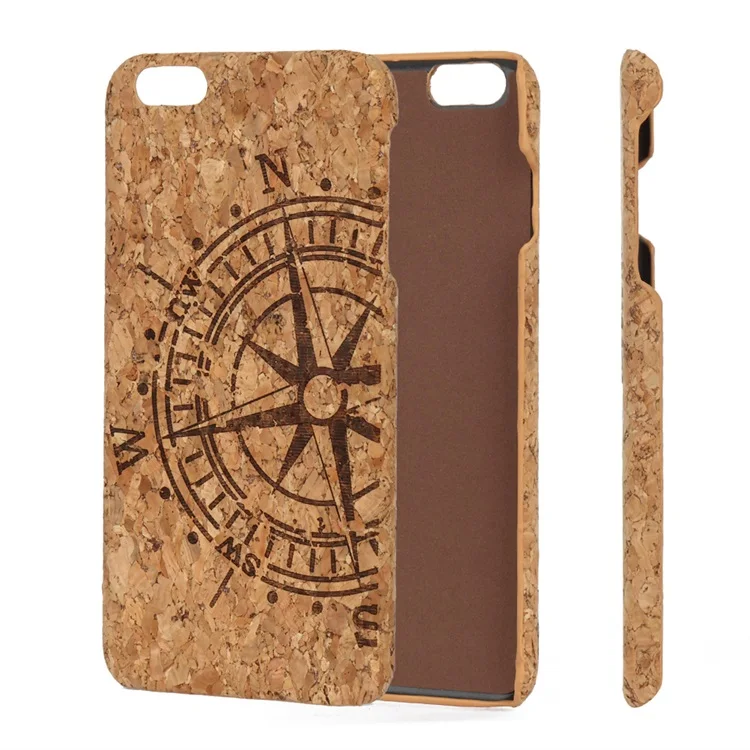 

Free Shipping Protective Cover Eco Friendly Cork Wood Phone Case For Apple, Customized