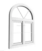 Arc-shaped window camber window curve window