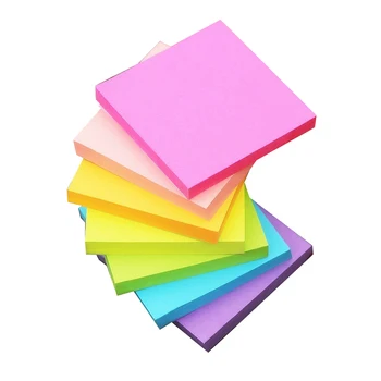 multi colored sticky notes