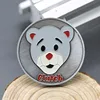Jiahong custom logo cartoon silver metal indian old coin value