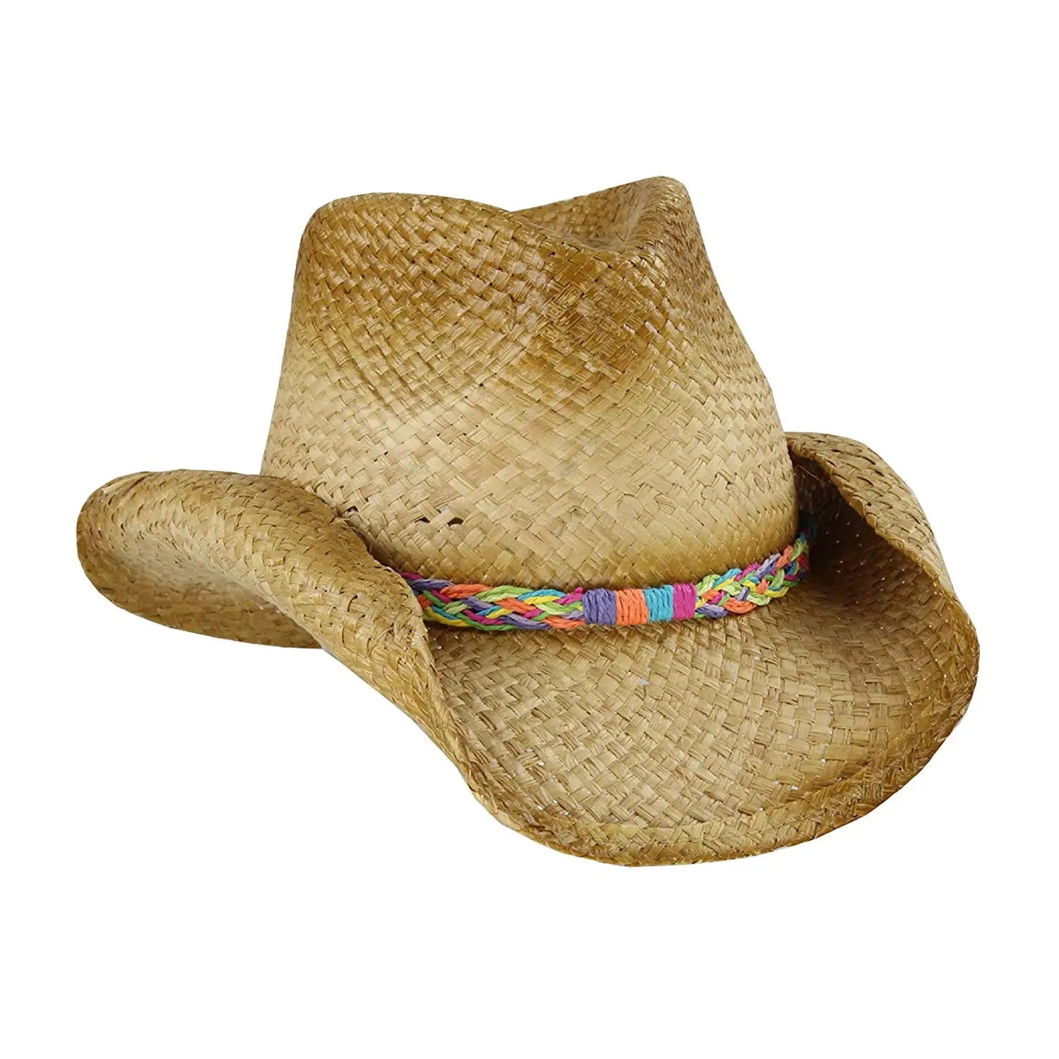 crushable straw cowboy hat