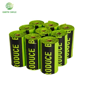 Image of En13432 9x13 Inches Thick Compostable Dog Poop Waste Bags On Roll 100% Biodegradable