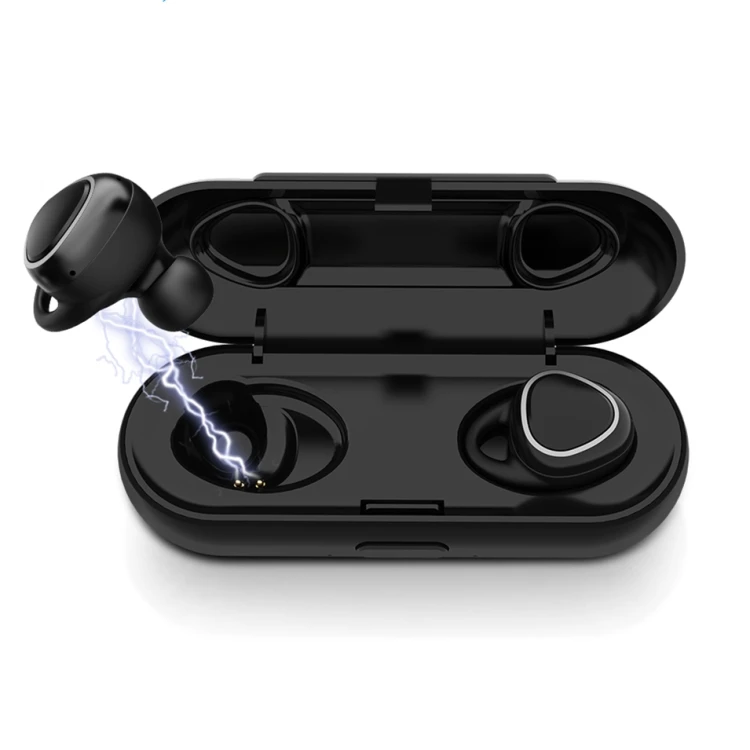 new design popular rechargeable stereo headset touch control BT true portable TWS  wireless earphone
