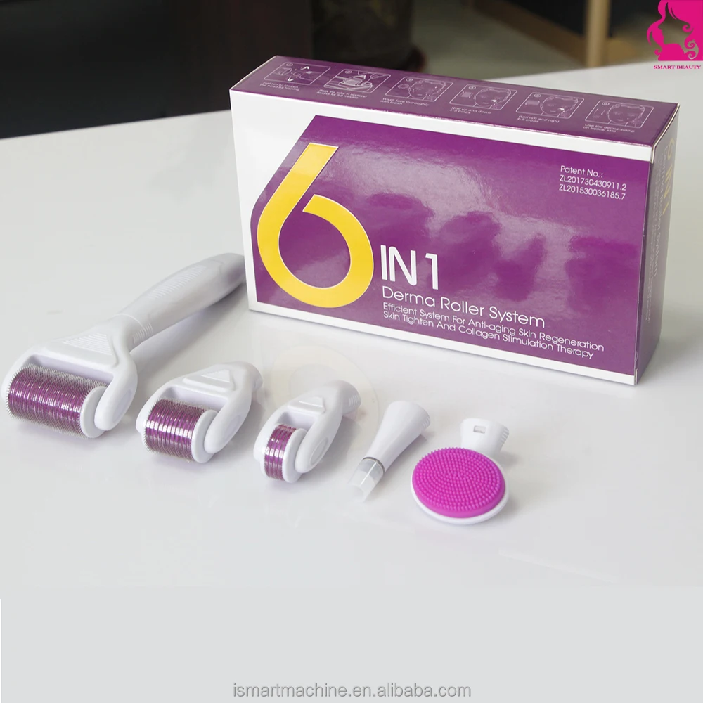 

6 in 1 derma roller beauty products for women