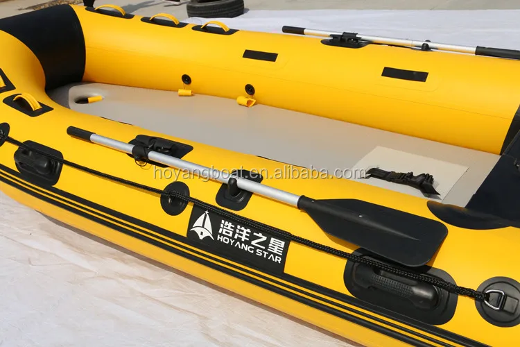 Hypalon Or Pvc Rubber Boat Inflatable Air Deck Floor Boat 