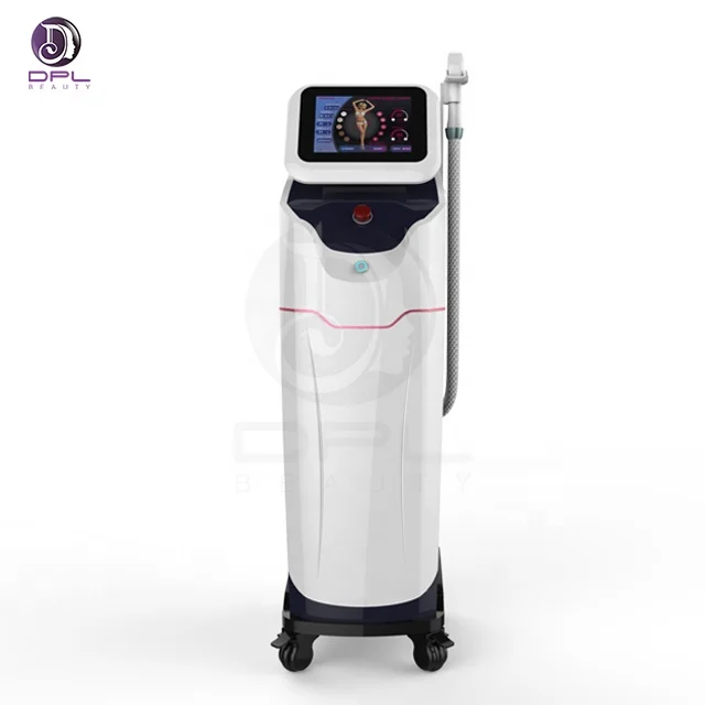 

High Quality Diode Laser Germany Imported 810 nm electrolysis Painless Hair Removal Machine, White