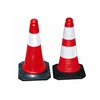 500mm high visibility concrete solid flexible Umbrella Cone orange custom PVC plastic orange traffic cone