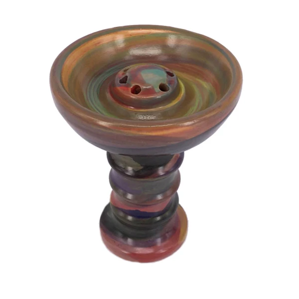 DHW1740 Oil painting ceramic bowl shisha hookah royal wholesale hookah tobacco clay shisha head