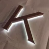 Outdoor used waterproof acrylic led lighted box letter 3d signs