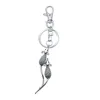 Alibaba wholesale keychainof mouse Nick plated with antique silver