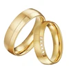 Custom fashionable 316l stainless steel jewelry wedding and engagement rings for men and women