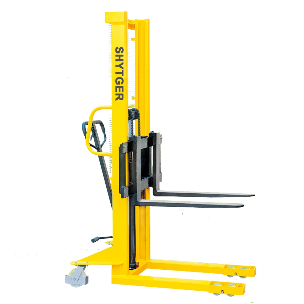 Manual Hydraulic Manual Hand Stacker Forklift Hand Pallet Manual Stacker Hand Operated Forklifts Buy Stacker Manual Stacker Manual Hand Stacker Forklift Product On Alibaba Com