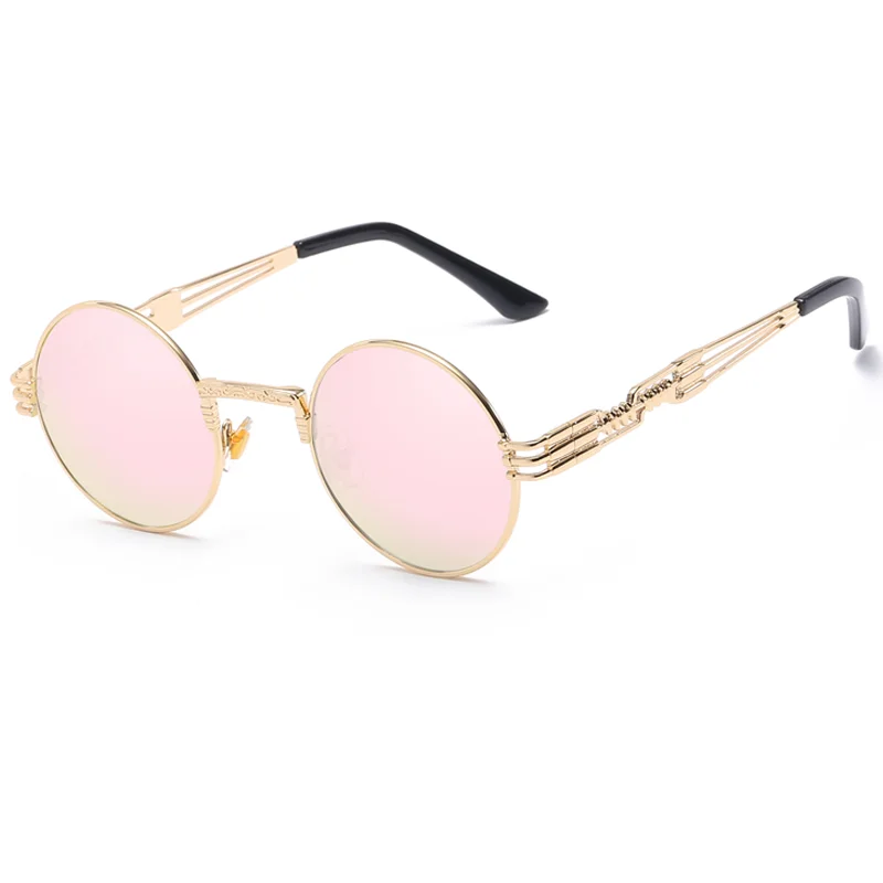 

Buying in bulk wholesale vintage steampunk sunglasses retro round sun glasses, Custom colors