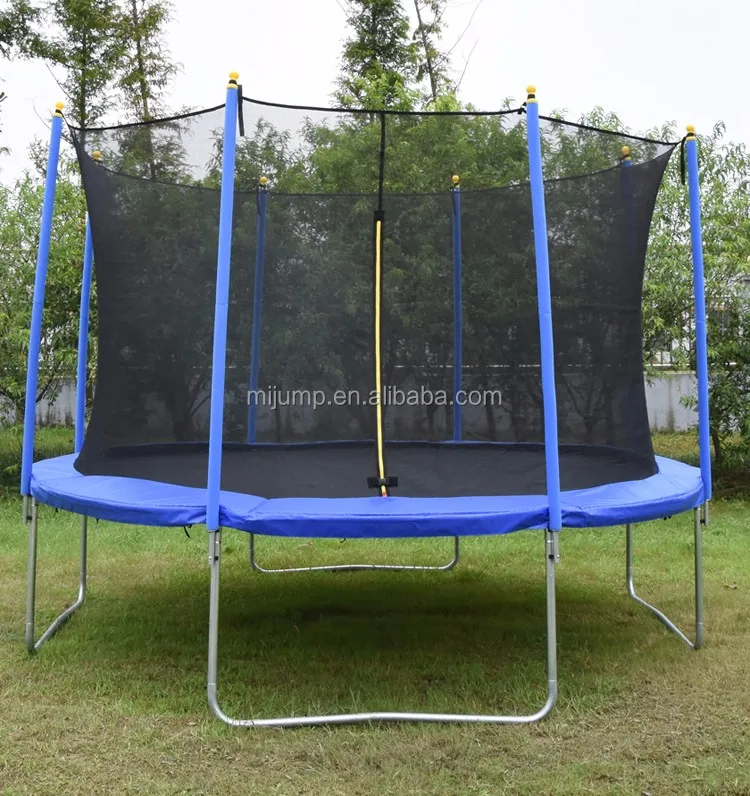 

HOT SALE high quality easy to assemble adult Child kids usable 14ft trampoline, Blue