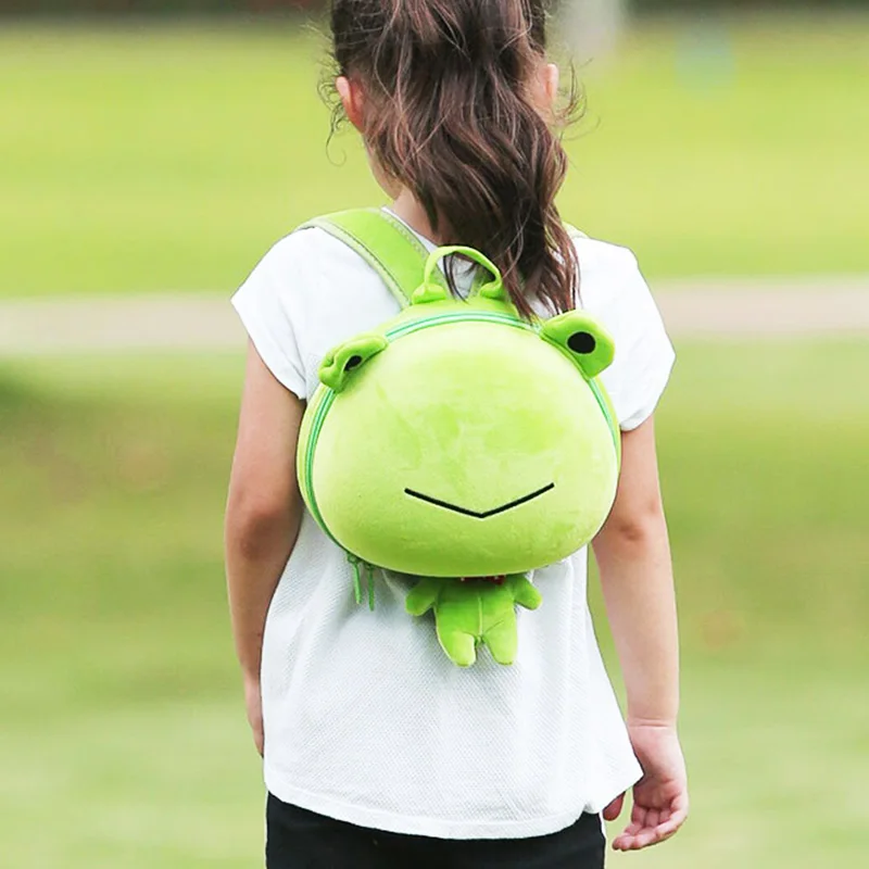 plush frog bag