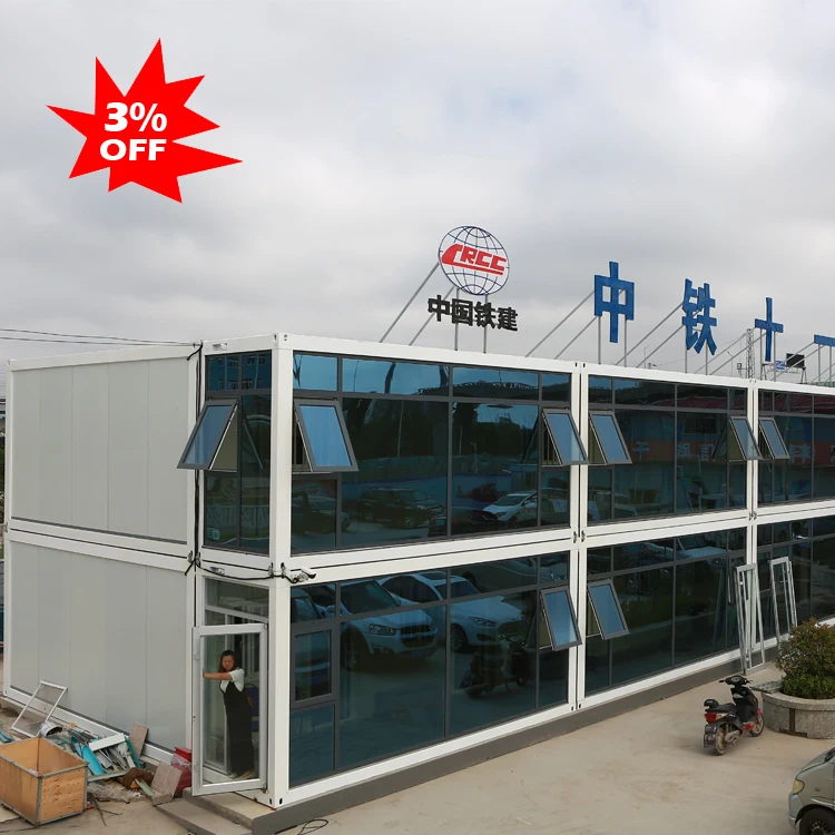 prefabricated steel house temporary camp cheap disaster housing