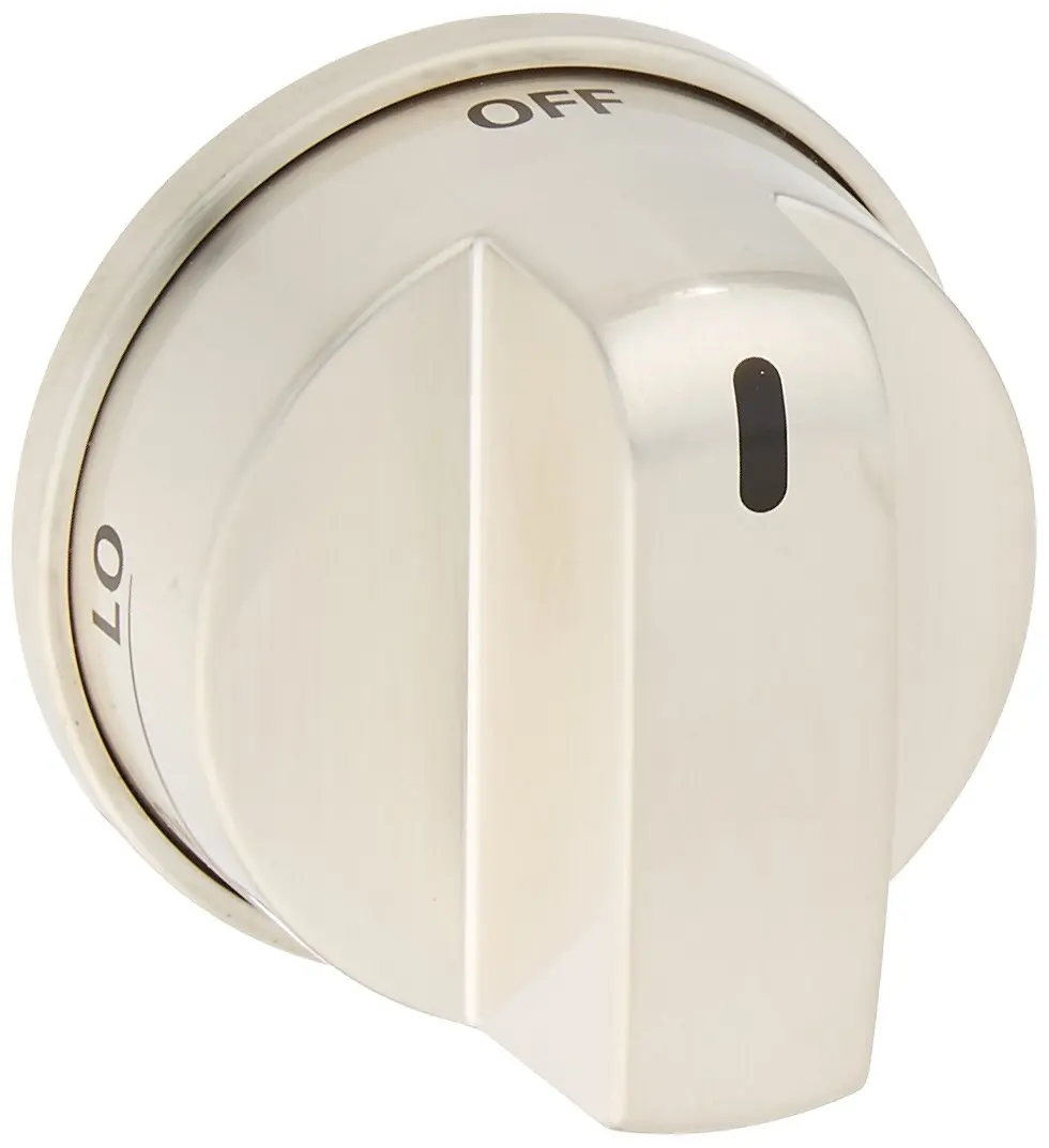 Brushed Stainless Steel LG Electronics AEZ72909008 Gas Range Replacement Knob