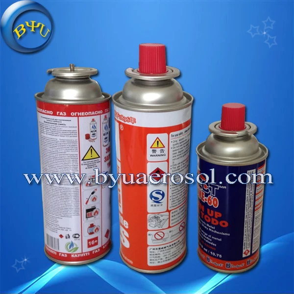 Gas Stove Control Valve And Butane Gas Spray Can Valve With Red Caps