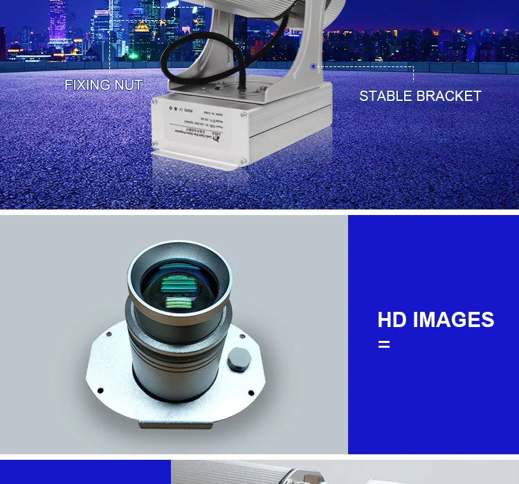 100W big glass outdoor waterproof rotating gobo projector on the wall